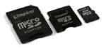 Kingston SDC 2GB MicroSD™ w/ 2 Adapters 