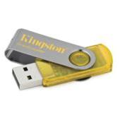 DT101/4GB USB 2.0 Capless Swivel Design,  Cyan, Pink, Yellow